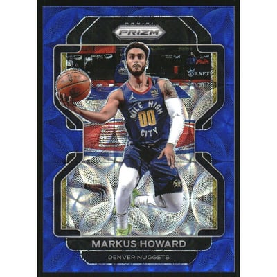 2021-22 Panini Prizm Prizms Choice Blue #218 Markus Howard