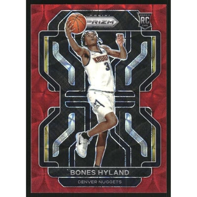 2021-22 Panini Prizm Prizms Choice Red #302 Bones Hyland