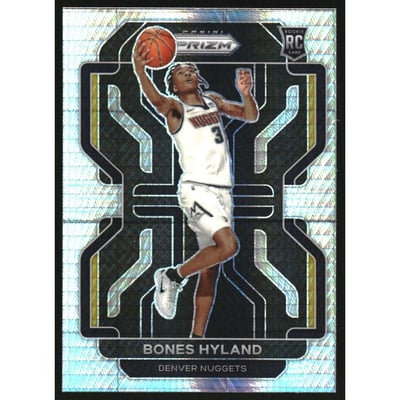 2021-22 Panini Prizm Prizms Hyper #302 Bones Hyland