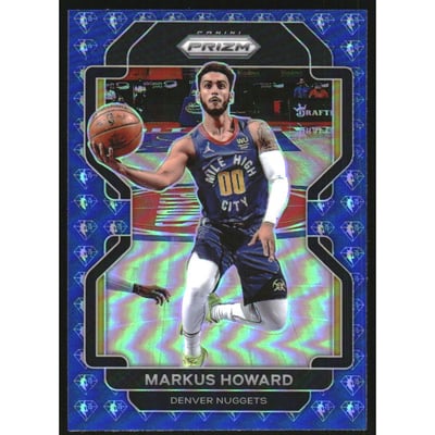 2021-22 Panini Prizm Prizms NBA 75th Anniversary #218 Markus Howard