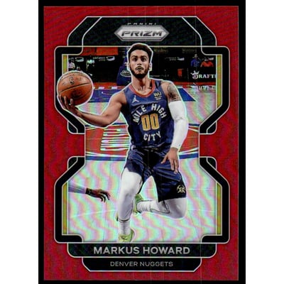 2021-22 Panini Prizm Prizms Red #218 Markus Howard