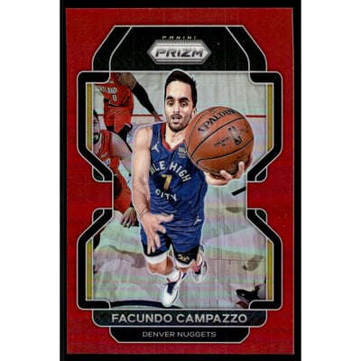 2021-22 Panini Prizm Prizms Red #54 Facundo Campazzo
