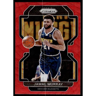 2021-22 Panini Prizm Prizms Ruby Wave #102 Jamal Murray