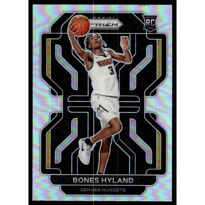 2021-22 Panini Prizm Prizms Silver #302 Bones Hyland