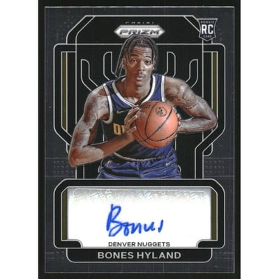 2021-22 Panini Prizm Rookie Signatures #26 Bones Hyland