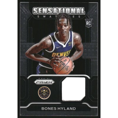 2021-22 Panini Prizm Sensational Swatches #86 Bones Hyland