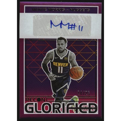 2021-22 Panini Recon Glorified Signatures Purple #14 Monte Morris