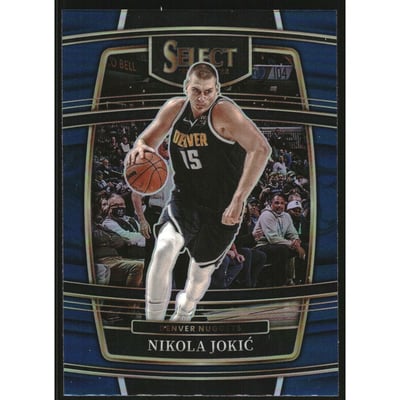 2021-22 Select Prizms Blue #82 Nikola Jokic