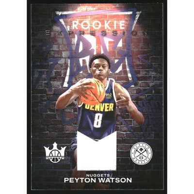 2022-23 Court Kings Rookie Expression Memorabilia #10 Peyton Watson