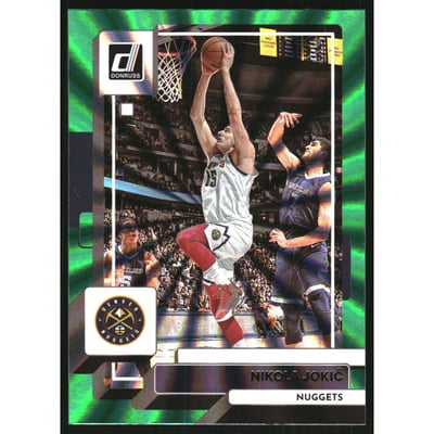 2022-23 Donruss Holo Green Laser #89 Nikola Jokic