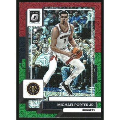 2022-23 Donruss Optic Choice Red and Green #5 Michael Porter Jr.
