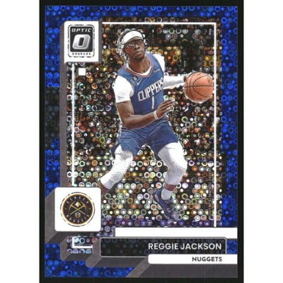 2022-23 Donruss Optic Fast Break Blue #121 Reggie Jackson