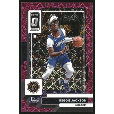 2022-23 Donruss Optic Pink Velocity #121 Reggie Jackson