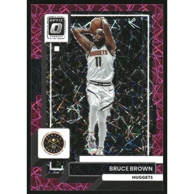 2022-23 Donruss Optic Pink Velocity #46 Bruce Brown