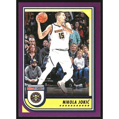 2022-23 Hoops Purple #187 Nikola Jokic