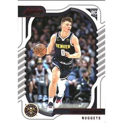 2022-23 Panini Chronicles Red #114 Christian Braun/Absolute