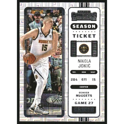 2022-23 Panini Contenders #17 Nikola Jokic