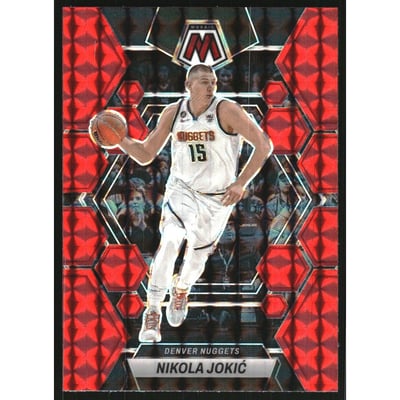2022-23 Panini Mosaic Mosaic Red #168 Nikola Jokic