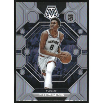 2022-23 Panini Mosaic Silver #221 Peyton Watson