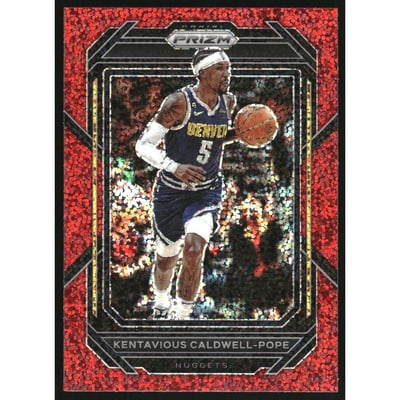 2022-23 Panini Prizm Prizm Red Sparkle #33 Kentavious Caldwell-Pope