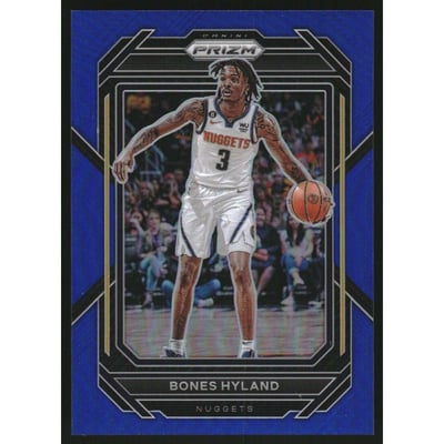 2022-23 Panini Prizm Prizms Blue #27 Bones Hyland