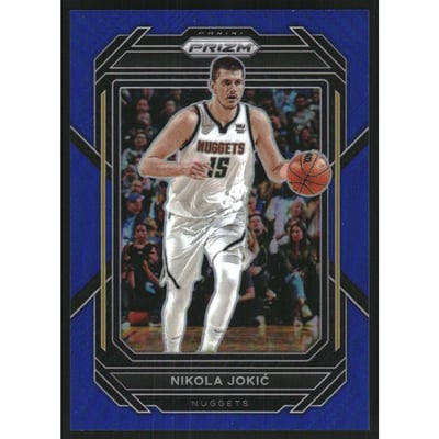2022-23 Panini Prizm Prizms Blue #39 Nikola Jokic