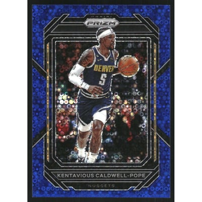 2022-23 Panini Prizm Prizms Fast Break Blue #33 Kentavious Caldwell-Pope