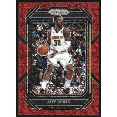 2022-23 Panini Prizm Prizms Fast Break Red #23 Jeff Green
