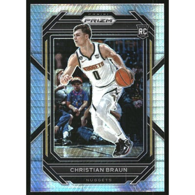 2022-23 Panini Prizm Prizms Hyper #223 Christian Braun