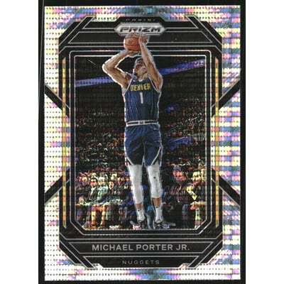 2022-23 Panini Prizm Prizms Pulsar #28 Michael Porter Jr.