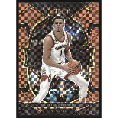 2022-23 Select Prizms Copper Plaid #14 Michael Porter Jr.