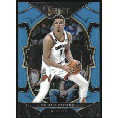2022-23 Select Prizms Light Blue #14 Michael Porter Jr.