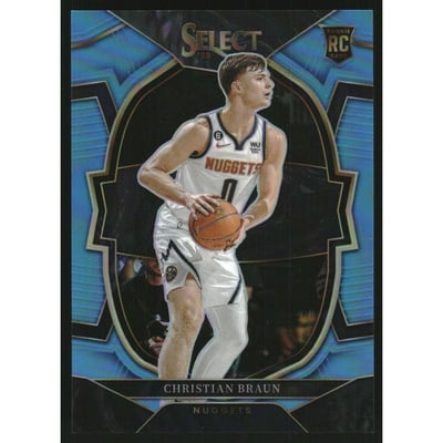 2022-23 Select Prizms Light Blue #85 Christian Braun