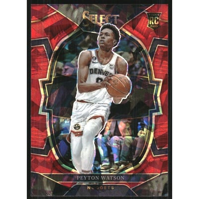 2022-23 Select Prizms Red Cracked Ice #74 Peyton Watson