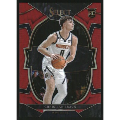 2022-23 Select Prizms Red #85 Christian Braun