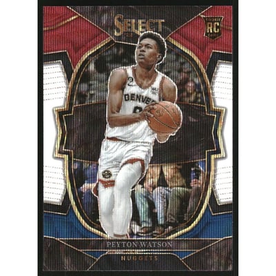 2022-23 Select Prizms Tri-Color #74 Peyton Watson
