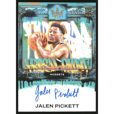 2023-24 Court Kings Fresh Paint Autographs #21 Jalen Pickett/125