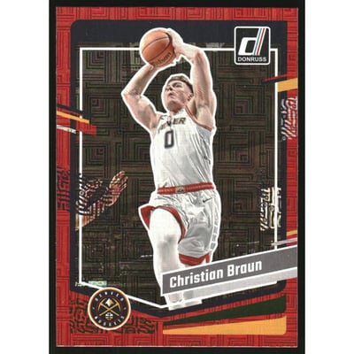 2023-24 Donruss Choice Red #160 Christian Braun