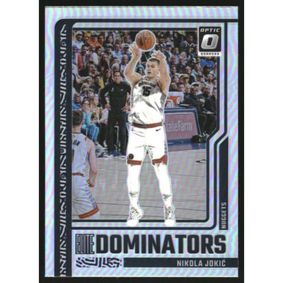 2023-24 Donruss Optic Elite Dominators Holo #4 Nikola Jokic