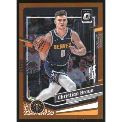 2023-24 Donruss Optic Orange #60 Christian Braun
