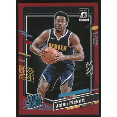 2023-24 Donruss Optic Red #215 Jalen Pickett RR