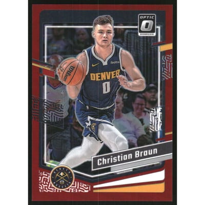 2023-24 Donruss Optic Red #60 Christian Braun