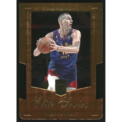 2023-24 Elite Elite Series Orange Die Cut #8 Nikola Jokic