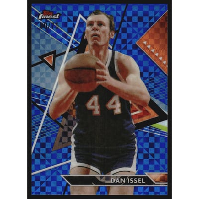 2023-24 Finest Blue Checkerboard Refractors #169 Dan Issel UC