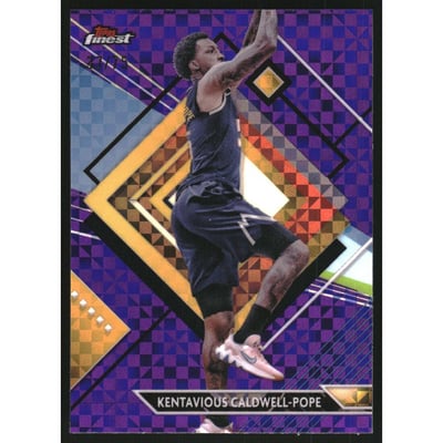 2023-24 Finest Purple Checkerboard Refractors #214 Kentavious Caldwell-Pope R