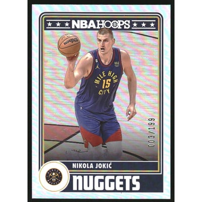 2023-24 Hoops Silver #291 Nikola Jokic