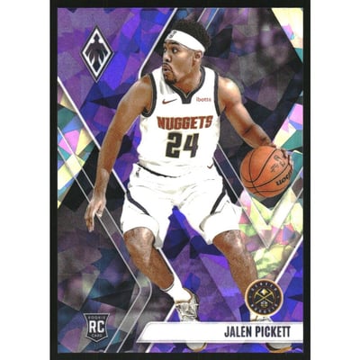 2023-24 Panini Phoenix Purple Ice #268 Jalen Pickett