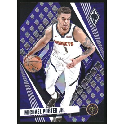 2023-24 Panini Phoenix Purple #67 Michael Porter Jr.
