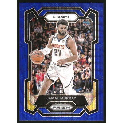 2023-24 Panini Prizm Prizms Blue Wave #37 Jamal Murray