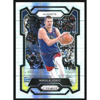 2023-24 Panini Prizm Prizms Hyper #17 Nikola Jokic